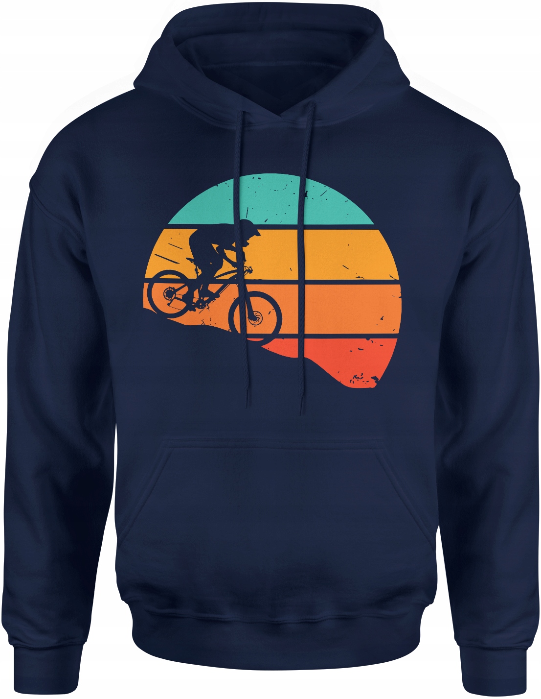 Bluza Rowerowa Rower Z Rowerem Męska Z Nadrukiem Dla Rowerzysty L