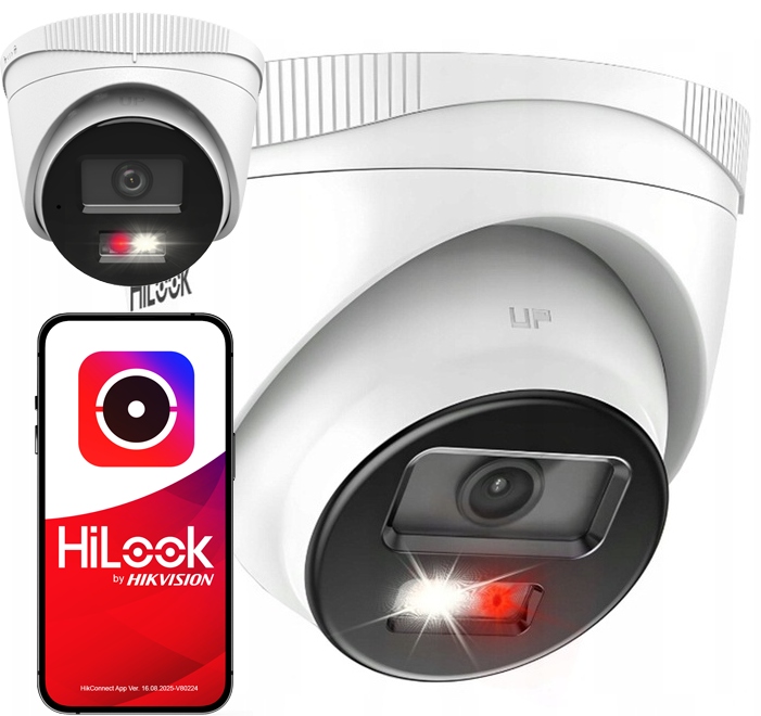 Ip kamera 4Mpx PoE IPCAM-T4-30DL HiLook by Hikvision Hybrid Light Mikrofon