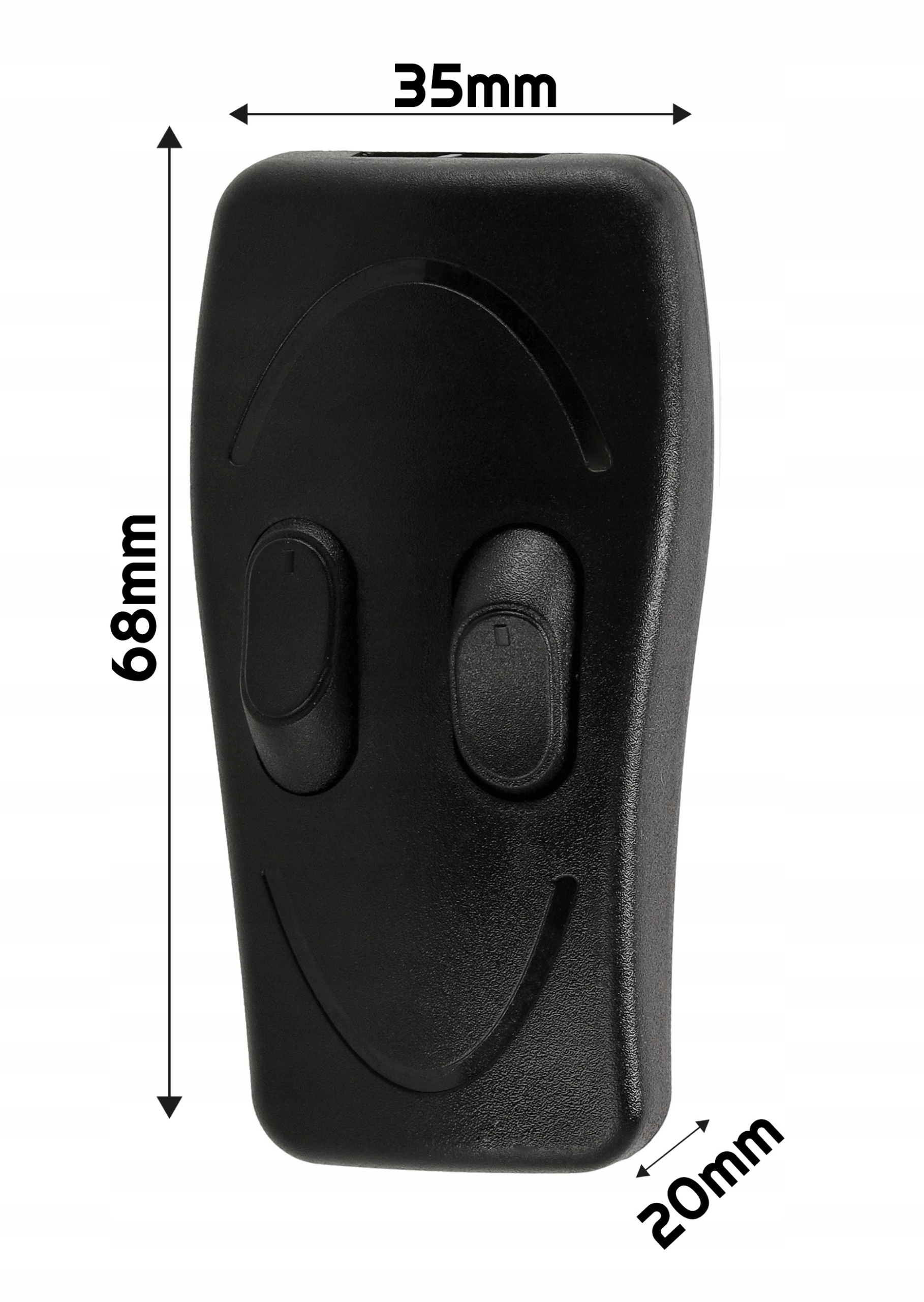 Włącznik Przełącznik Kołyskowy Switch Czarny Podwójny 250V 3x1A Na Śrubki Typ przełącznika kołyskowy (Rocker)