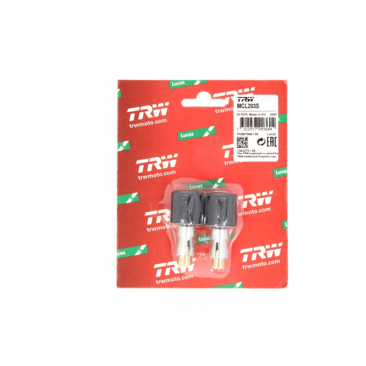 Рулевые наконечники черный LUCAS MCL203S