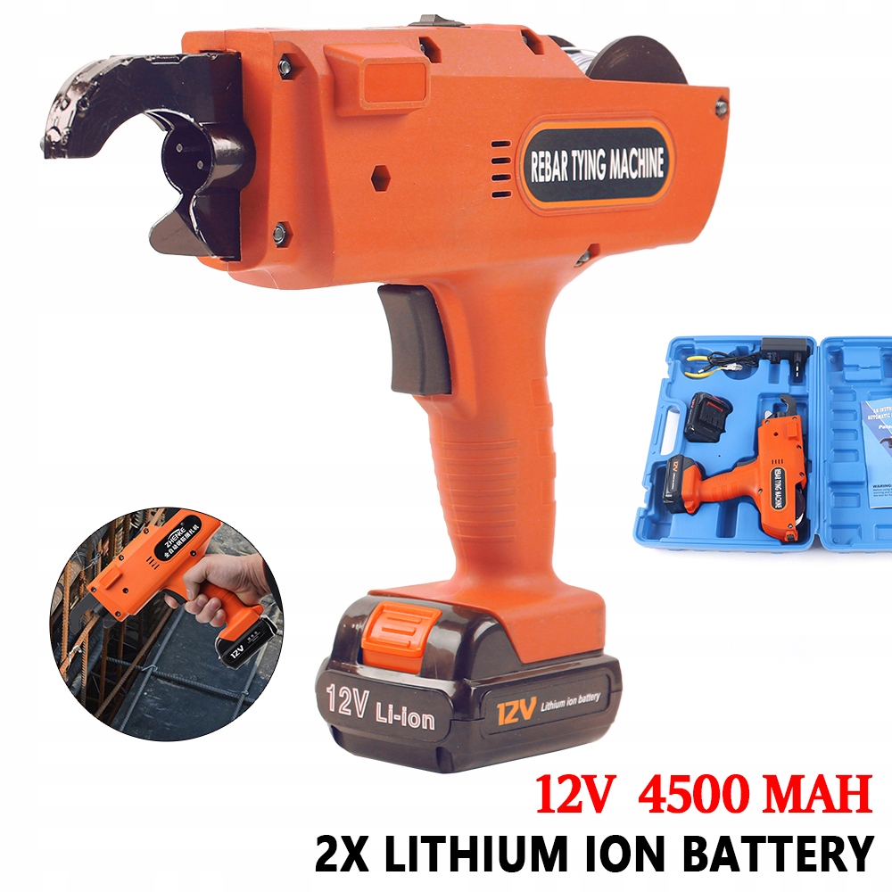 Wiązarka automatyczna 8-34mm 4500mAh+2Aku Kod producenta Bandownice