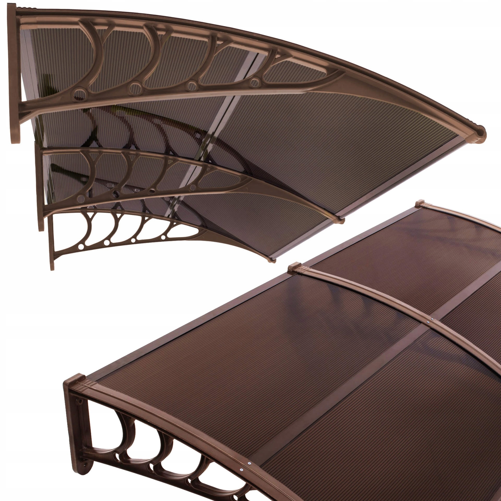 Stříška Nad Vchodové Dveře Klime Aluminium Zastřešení Polykarbonát 100x200CM