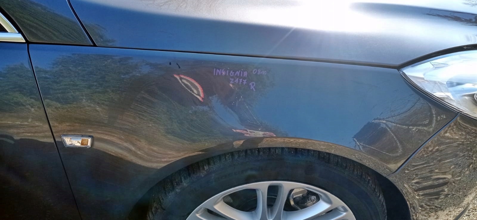 OPEL INSIGNIA A KOMBI 08R parafango destra anteriore Z177