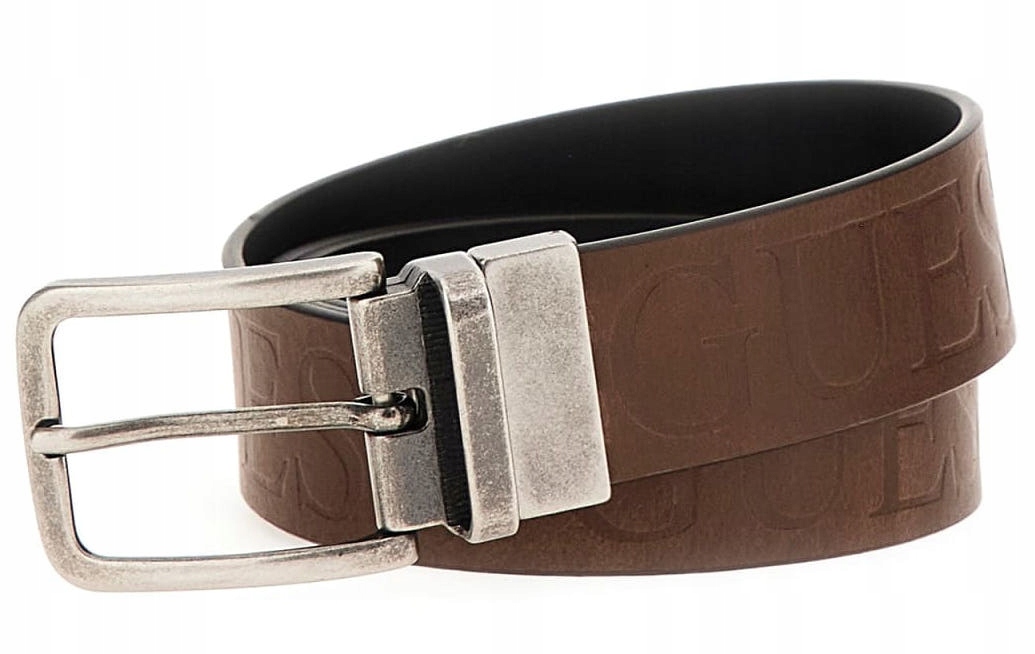 Guess Pánský Hnědý Černý Pásek L