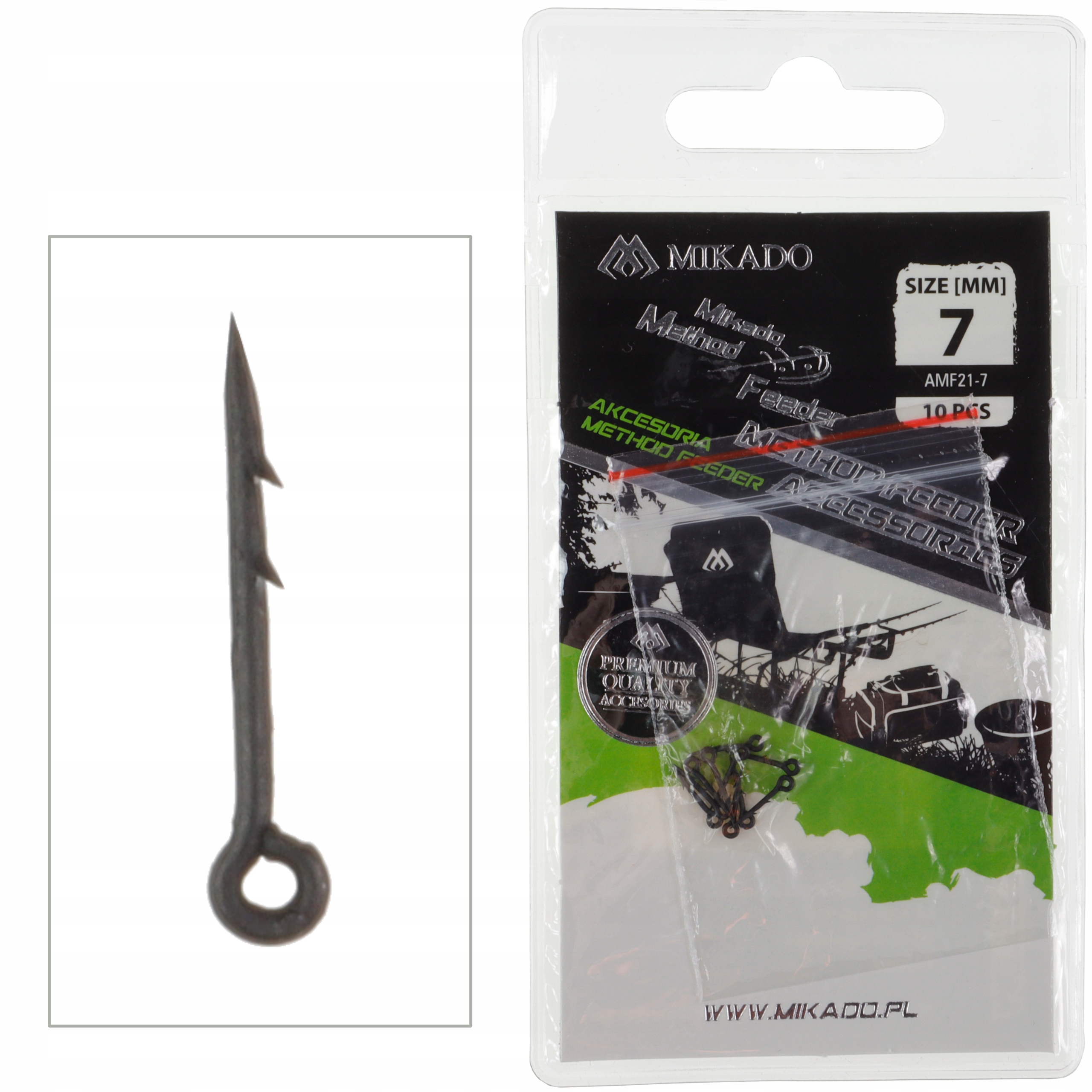 

Igła bagnecik 7 mm Method Feeder Mikado 10 sztuk