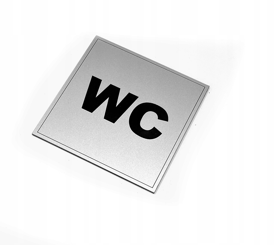 Tabliczka WC, różne wzory
