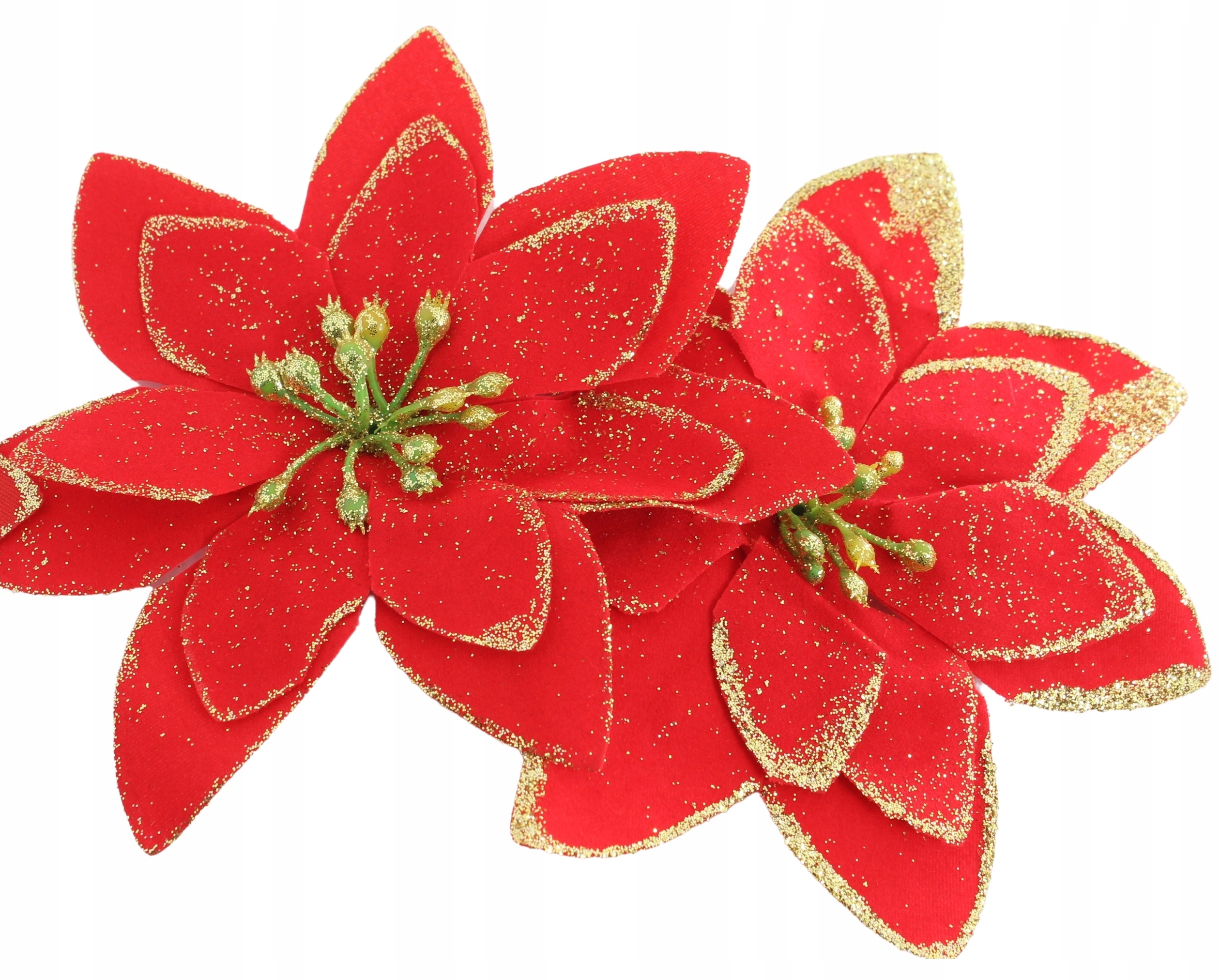 

Gwiazdy Betlejemske Poinsecja Czerwone 14cm 2 szt.