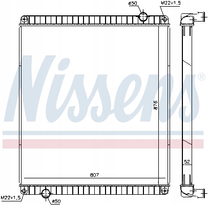 Chłodnica silnika NISSENS NIS 65483