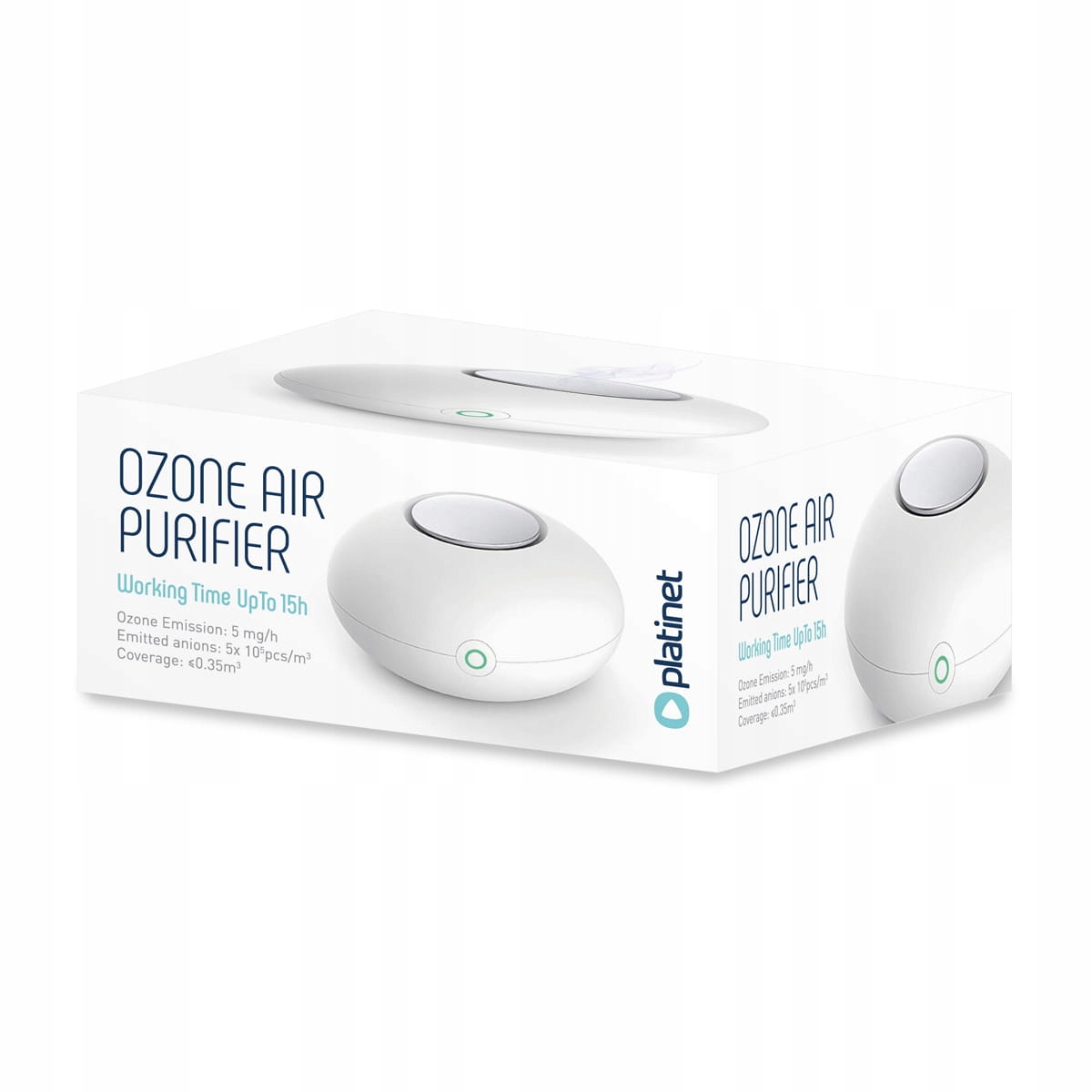 Przenośny mini ozonator Moc 0 W