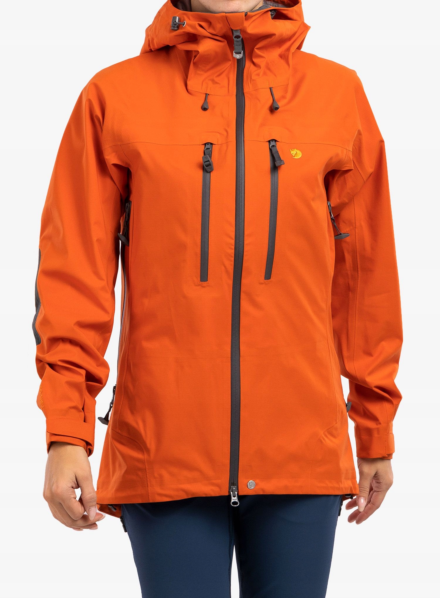 Dámská bunda Fjallraven Bergtagen Eco-Shell Jacket hokkaido oranžová L