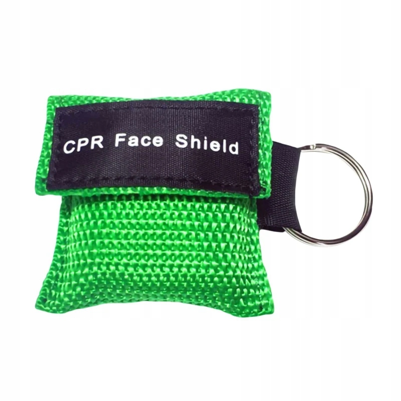 CPR Face Shield Mask Keychain Keying Outdoor Emergency Kit CPR Face