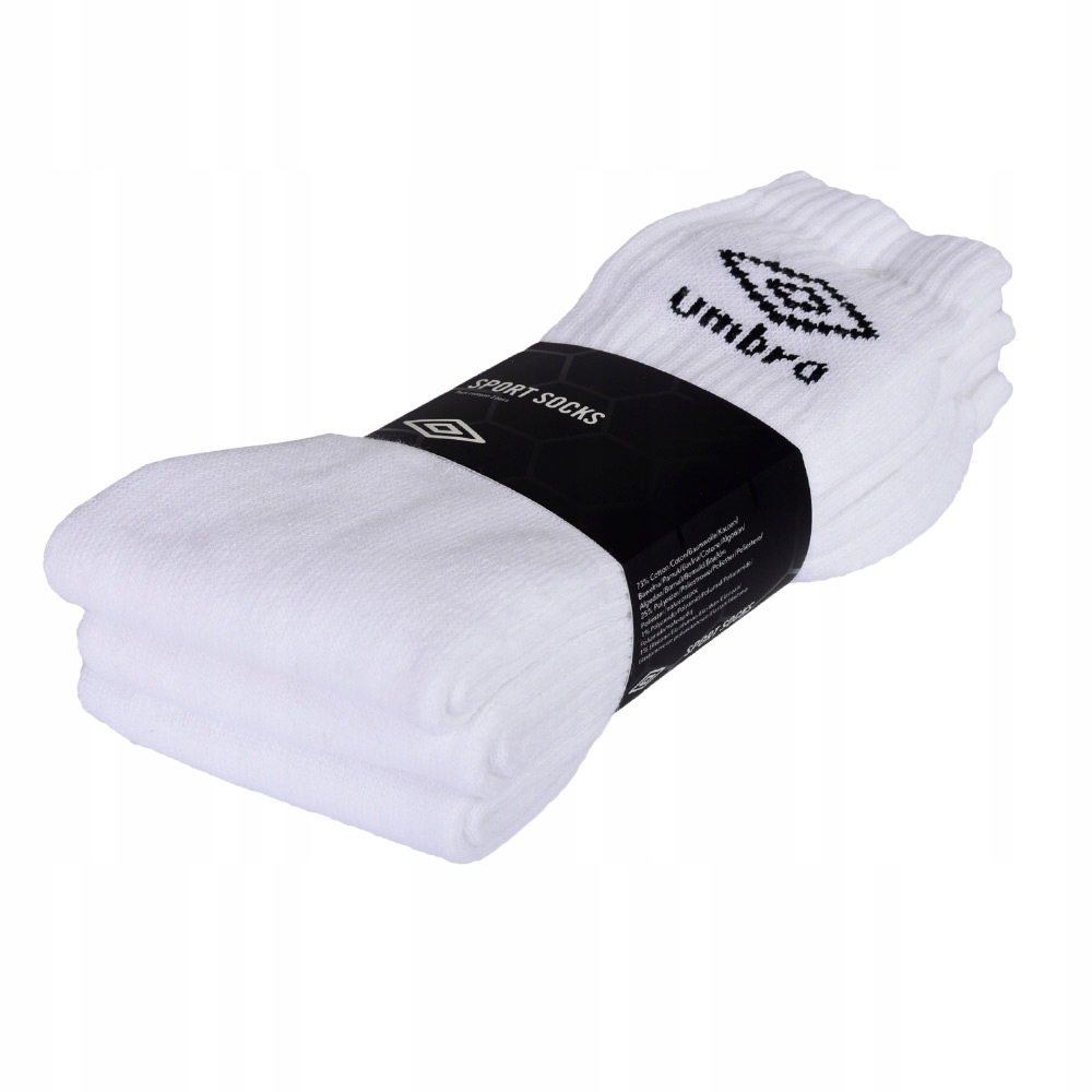 

Umbro Skarpety Długie Sport 3 pak Białe 43/46