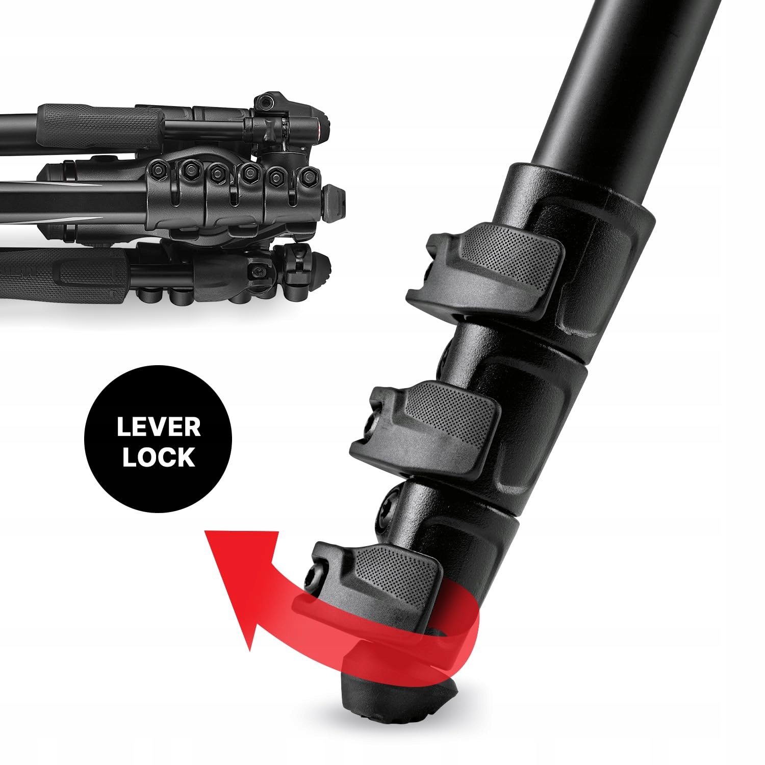 MANFROTTO Befree Advanced 3-Way Aluminum Tripod for Cameras Up to 6 kg — miniatura 7