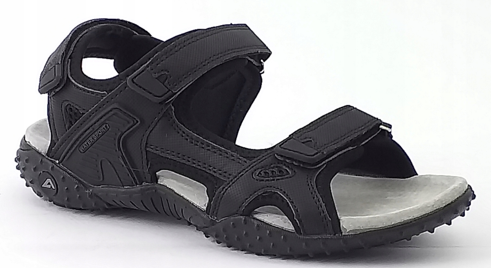 Sandały American Club HL61/24 Chłopięce Na Rzepy Młodzieżowe Czarne 39