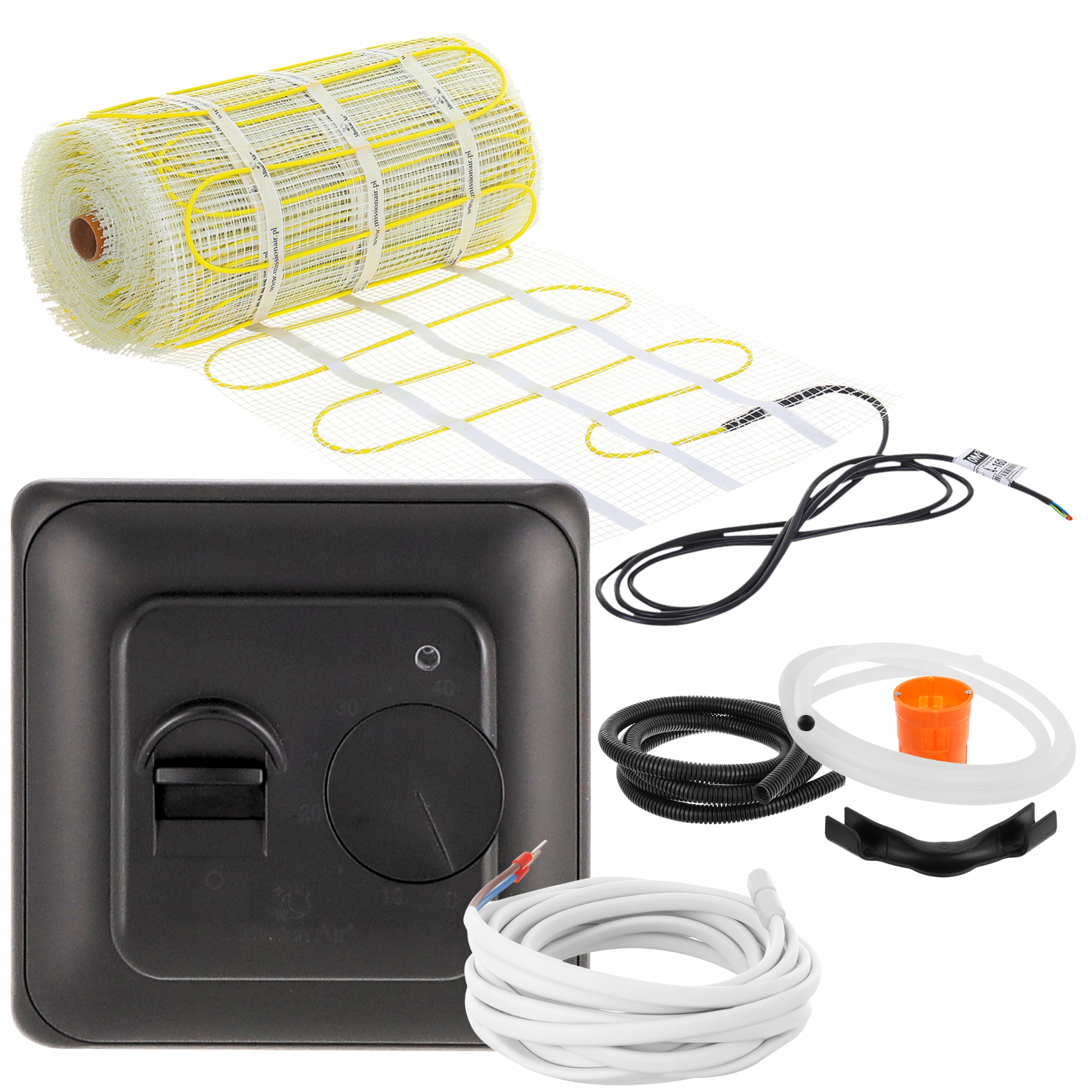 Set podlahového vykurovania podlahy vykurovacia rohož 160 W/m² 8 m²