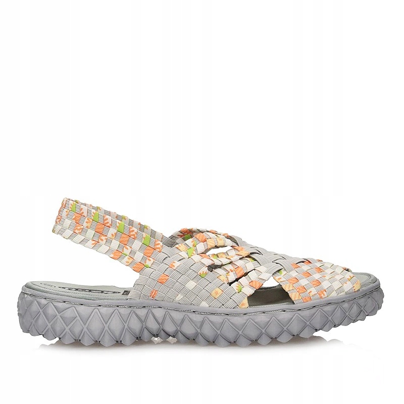 Pohodlné dámské sandály na platformě Rock Dakota Grey Veggie 032053