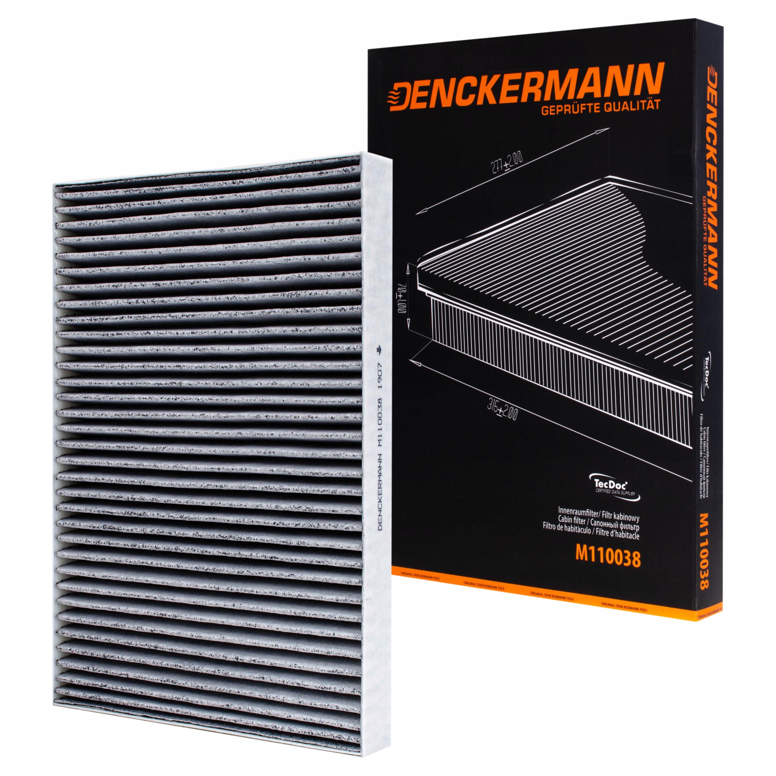 

Filtr kabinowy Denckermann M110038 CUK3037