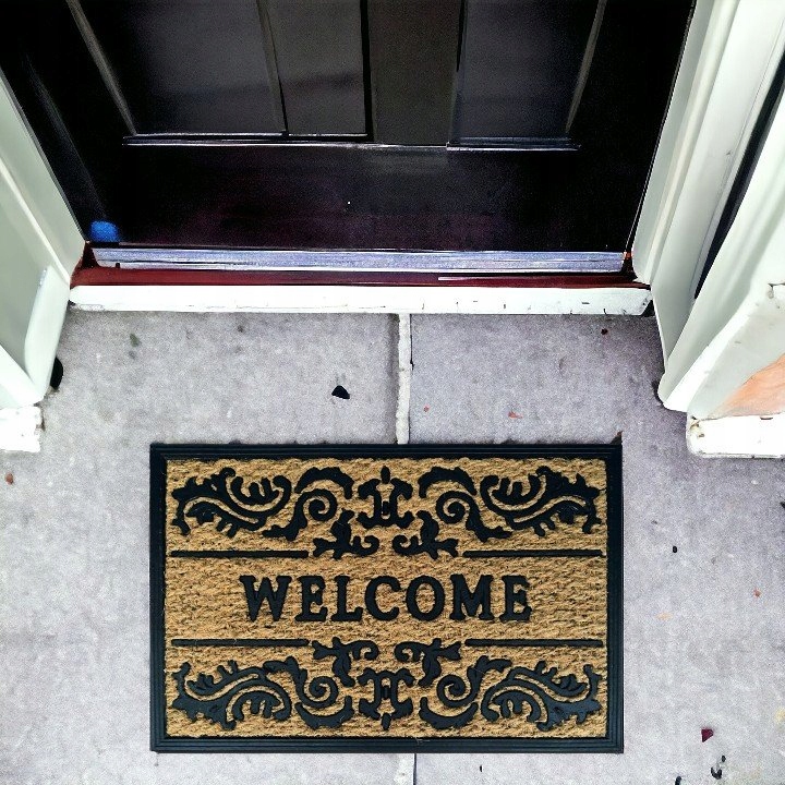 WYCIERACZKA DO BUTÓW KOKOSOWA GUMOWA 40x60 WELCOME Marka inna