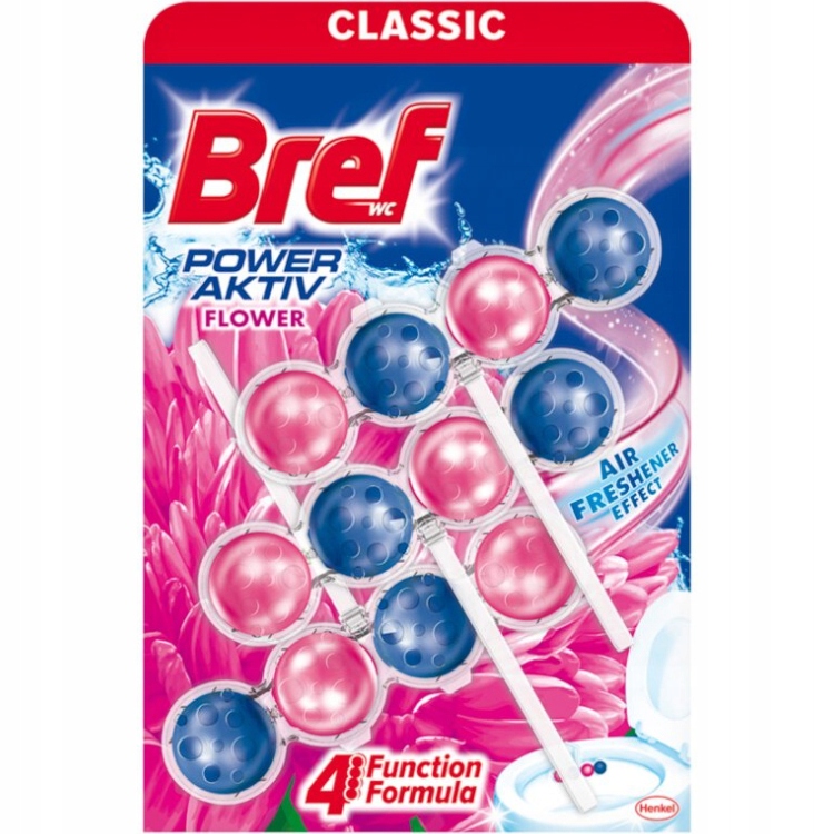 

Bref Power Aktiv Kwiatowa zawieszka do Wc 3x50g
