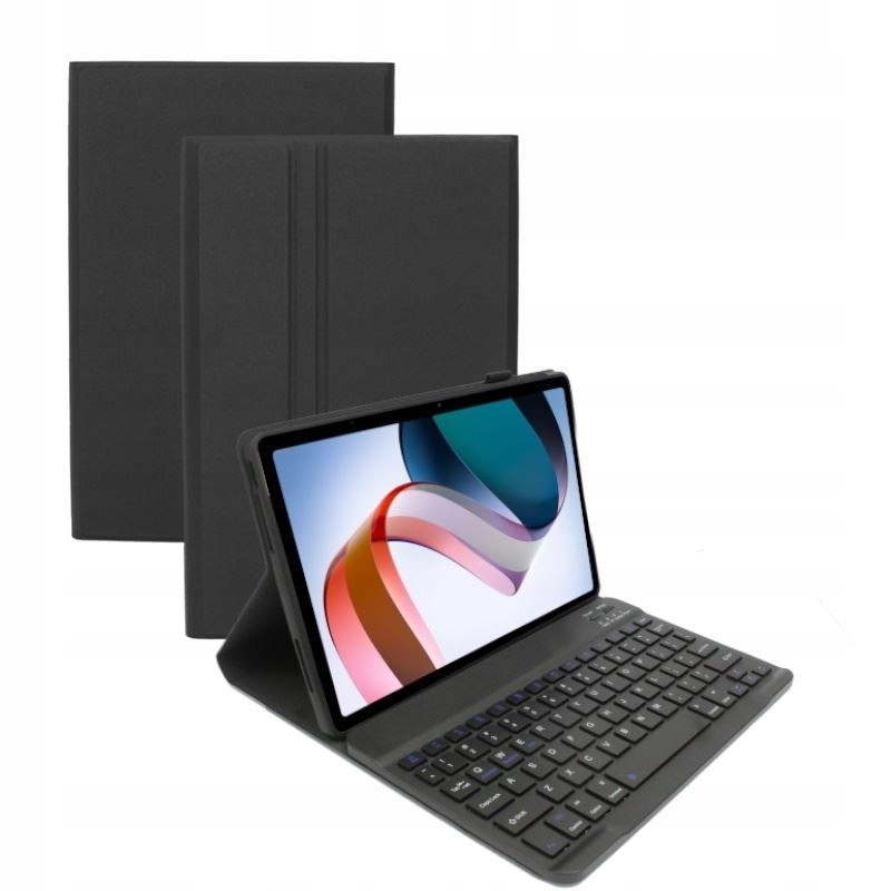 Etui do Xiaomi Redmi Pad 2022 10.6 z klawiaturą bluetooth czarne