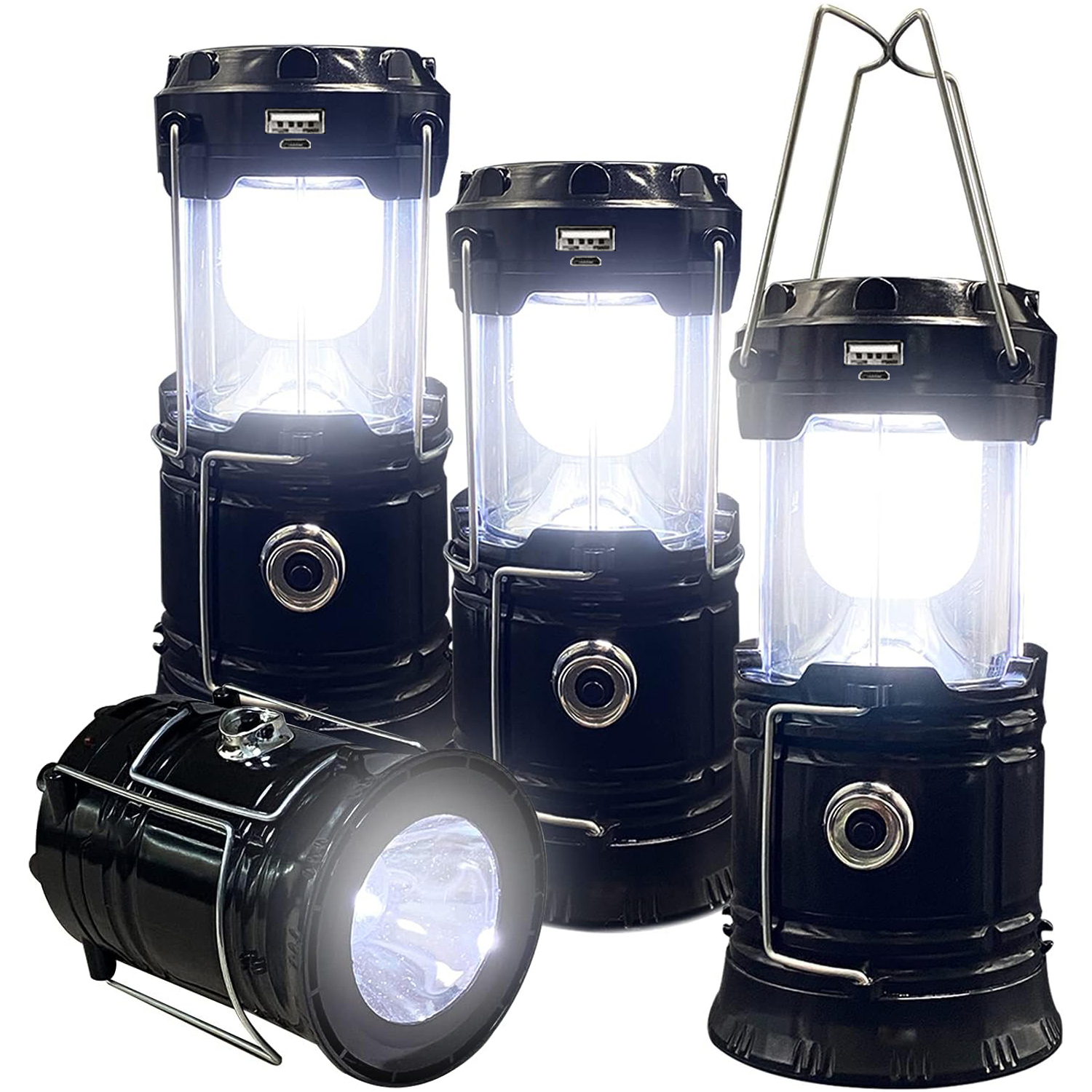 LAMPKA TURYSTYCZNA LATARKA KEMPINGOWA SOLARNA LED