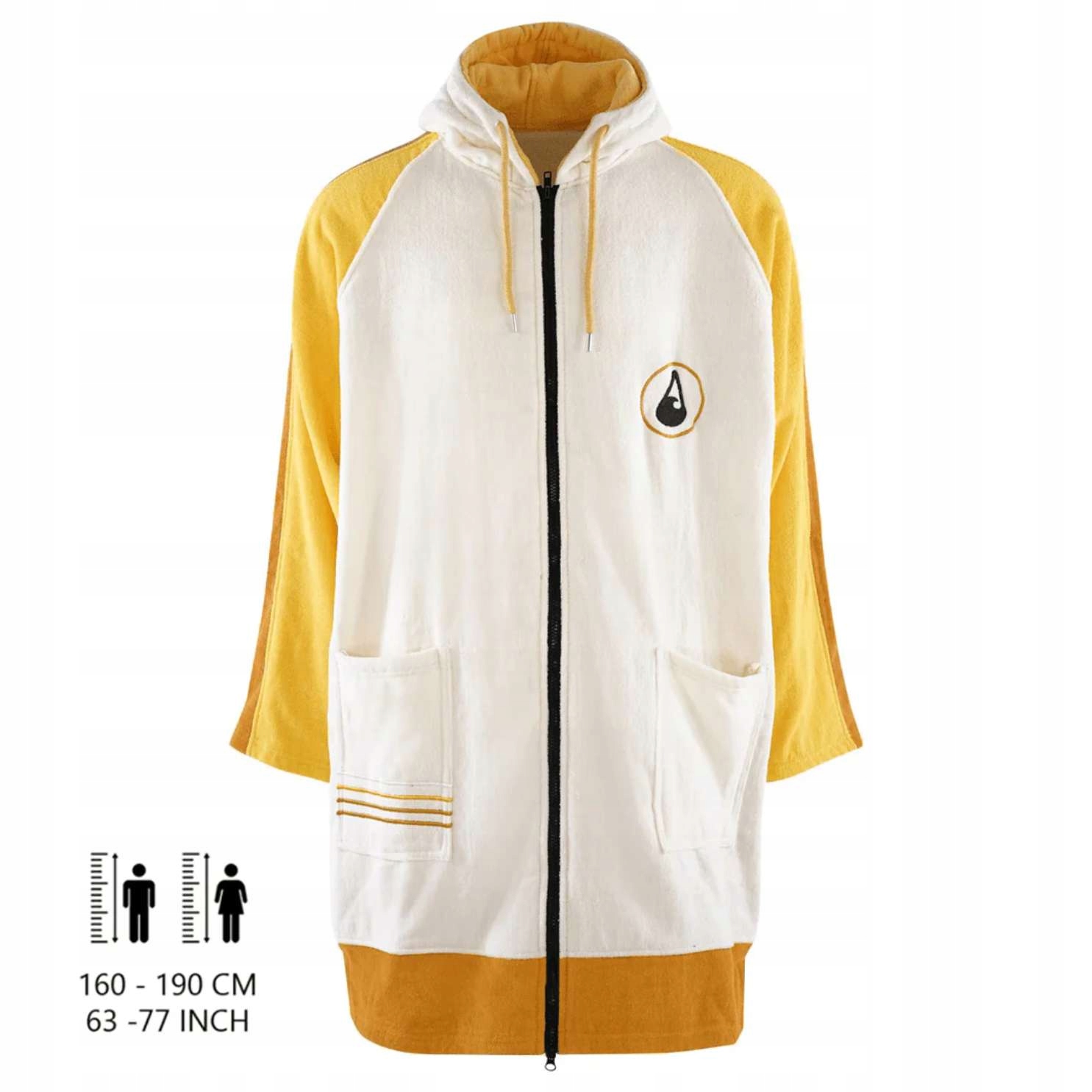 WAVE HAVAII Poncho z Zamkiem Sannt, M, 100% bawełna