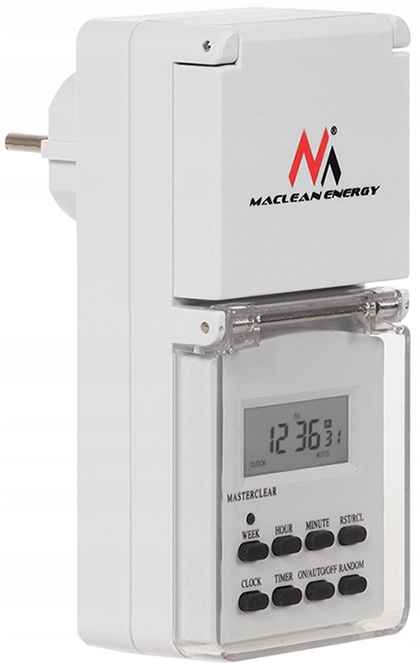 TIMER ZEWNĘTRZNY WYŁACZNIK CZASOWY PROGRAMATOR LCD EAN (GTIN) 6911620806856