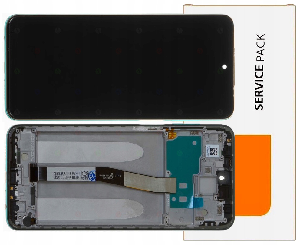 Displej Pro Xiaomi Redmi Note 9 Pro Originál LCD Rámeček Green