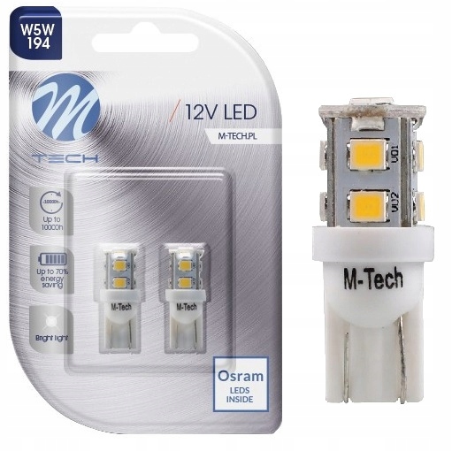 

Żarówka Led W5W T10 9xSMD 2835 Osram Led biała