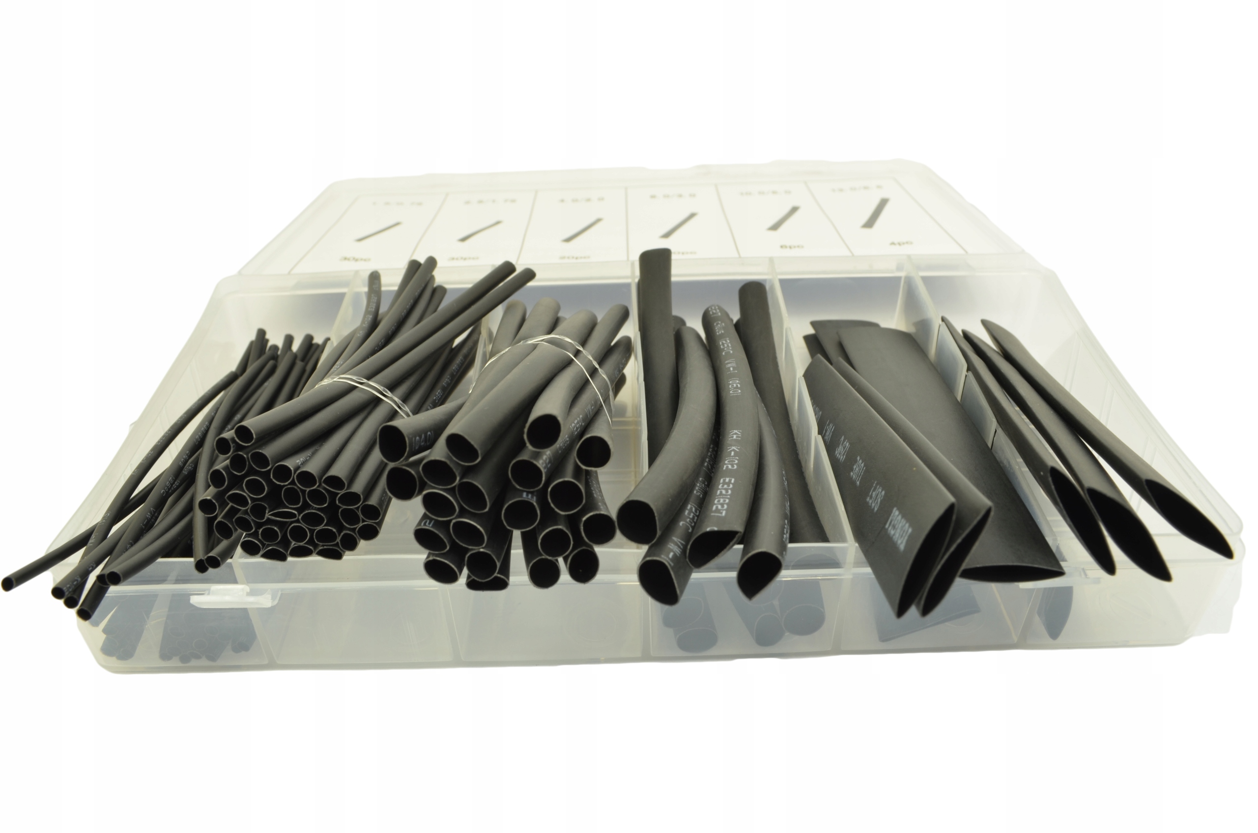 ZESTAW RUREK RURKI TERMOKURCZLIWE CZARNE 100szt OK Marka Vorfal