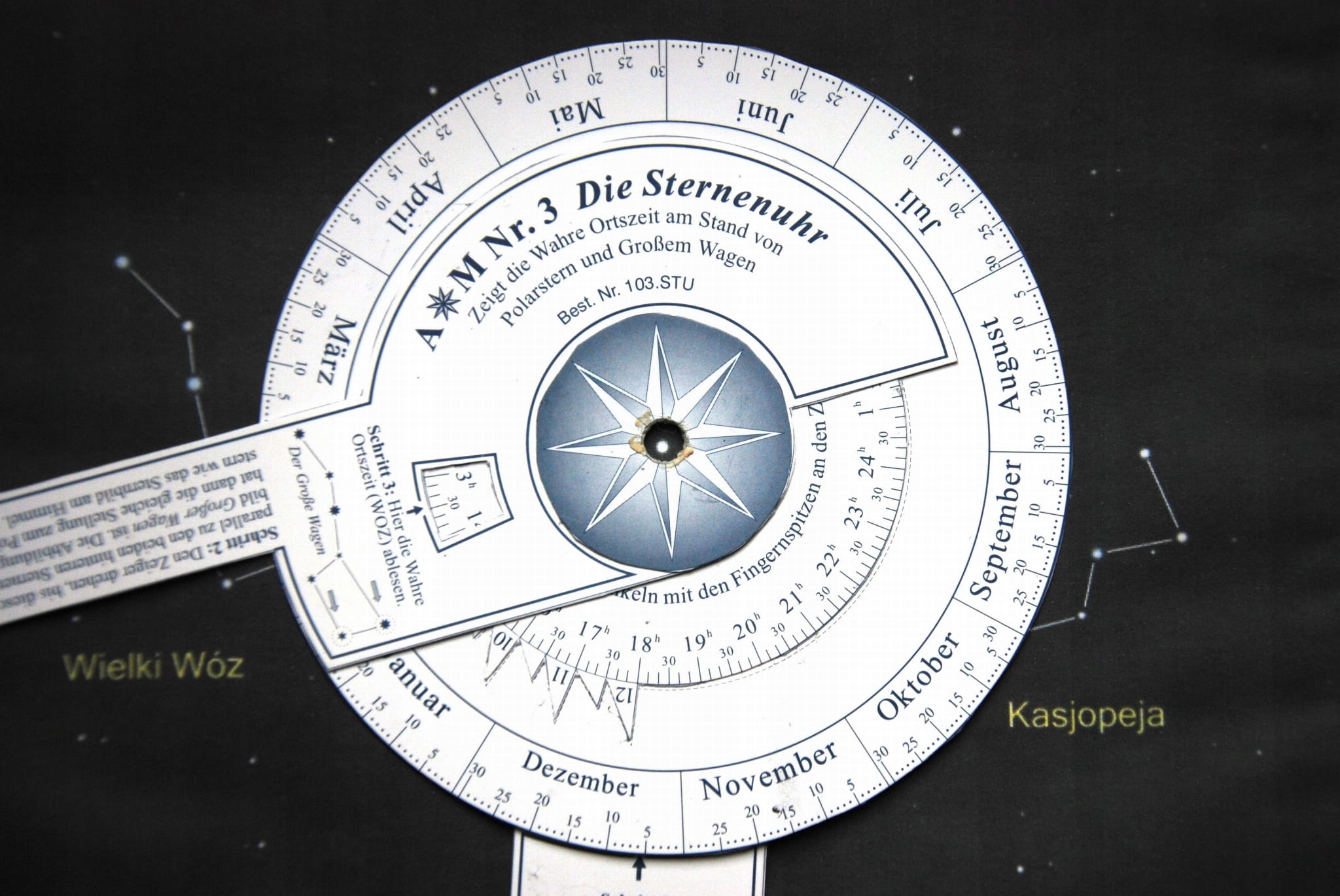Zegar gwiazdowy - nokturnal - zestaw edukacyjny A* Kod producenta 103.STU