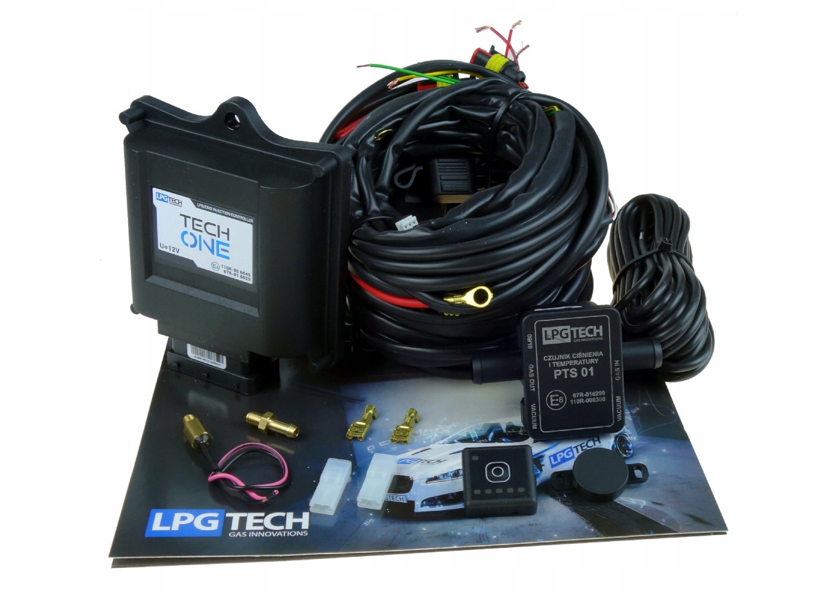 LP553 - LPG-TECH ONE 4-цилиндровый набор ALASKA VALTEK Sequence