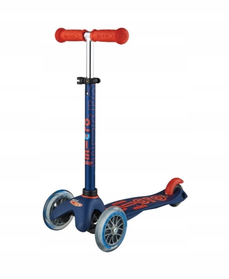 Hulajnoga trójkołowa Mini Micro Deluxe Led Navy Blue