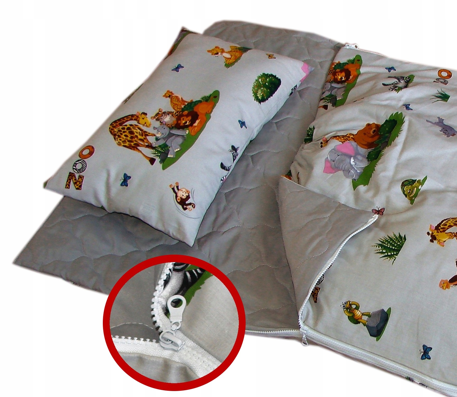 ŚPIWOREK 80x120+30x50 do przedszkola 3el.+ GRATIS