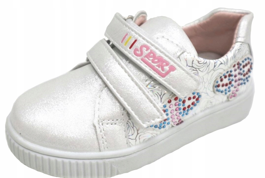 

Traperki trzewiki Adidasy wew skóra rzep R-30-19cm
