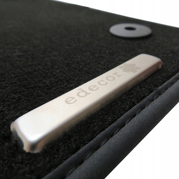 DEDYKOWANE Dywaniki welurowe LUX grube POLIAMID Color black