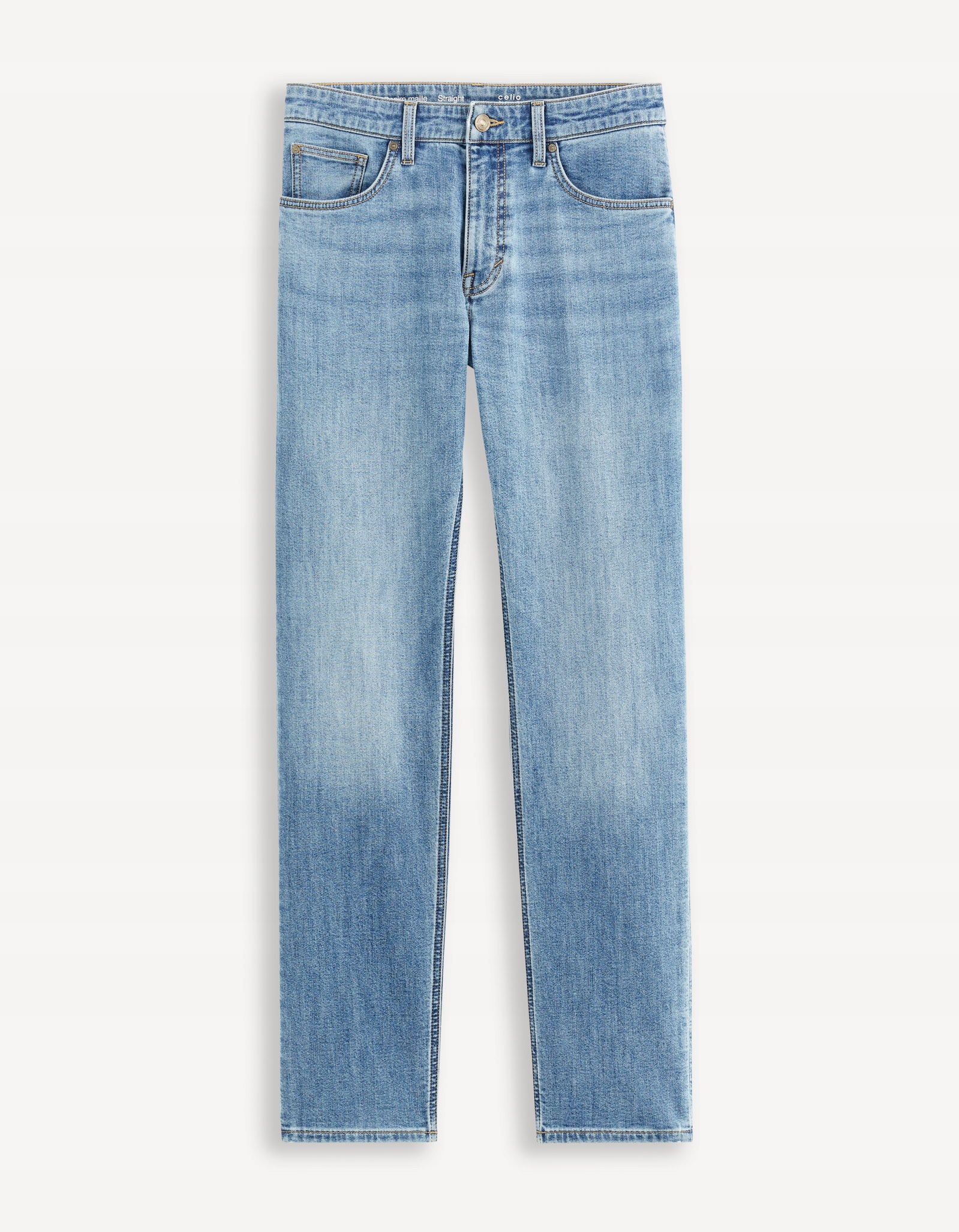 Celio Džíny straight C15 Doklight15