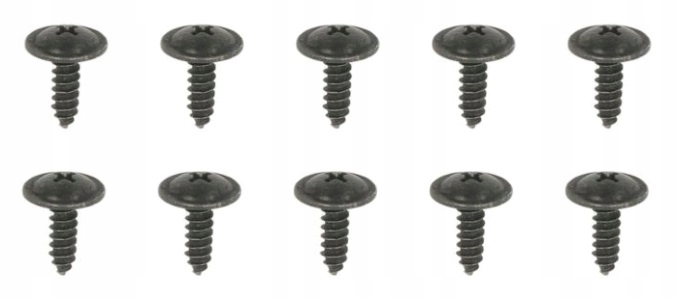 

10x Śruba Wkręt Spinka Montażowy Osłony Silnika