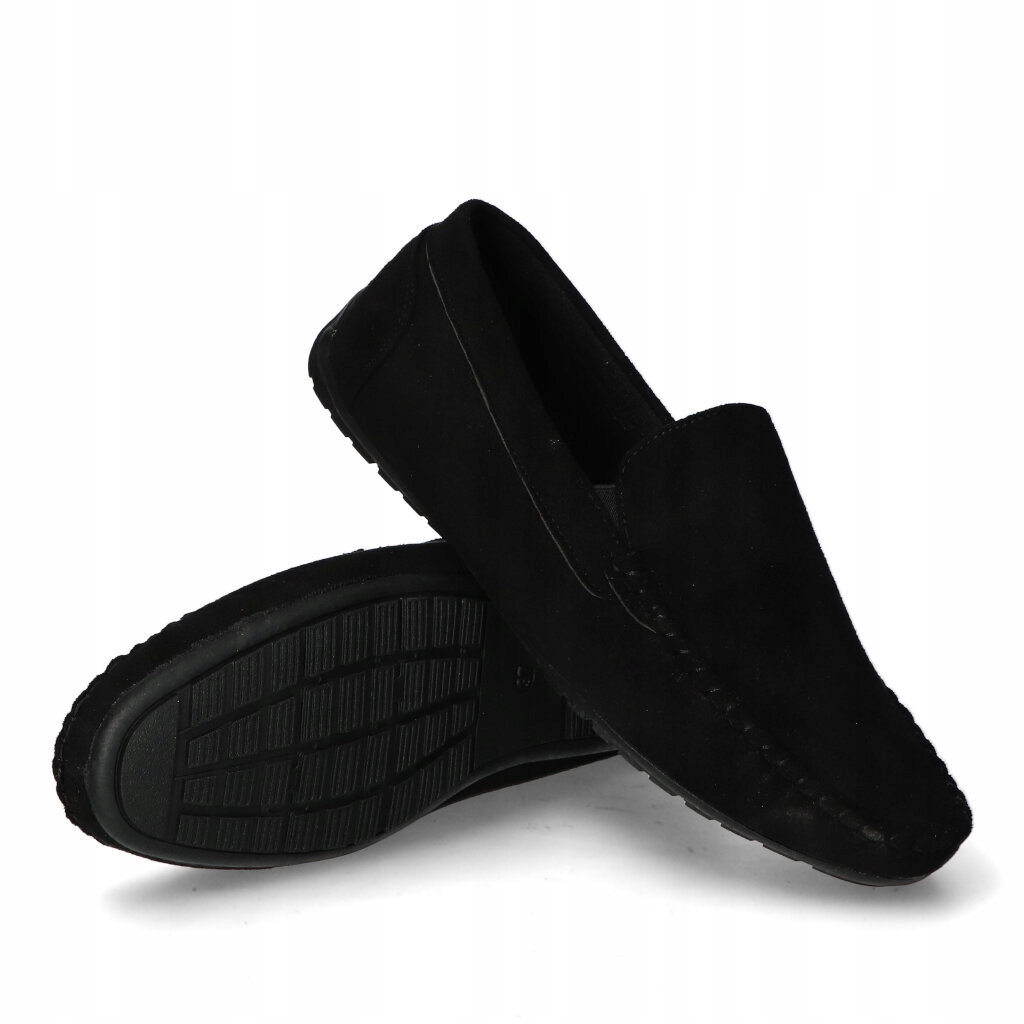 Mokasyny Haver AB909KB-1 Czarne zamsz 38 Rozmiar 38