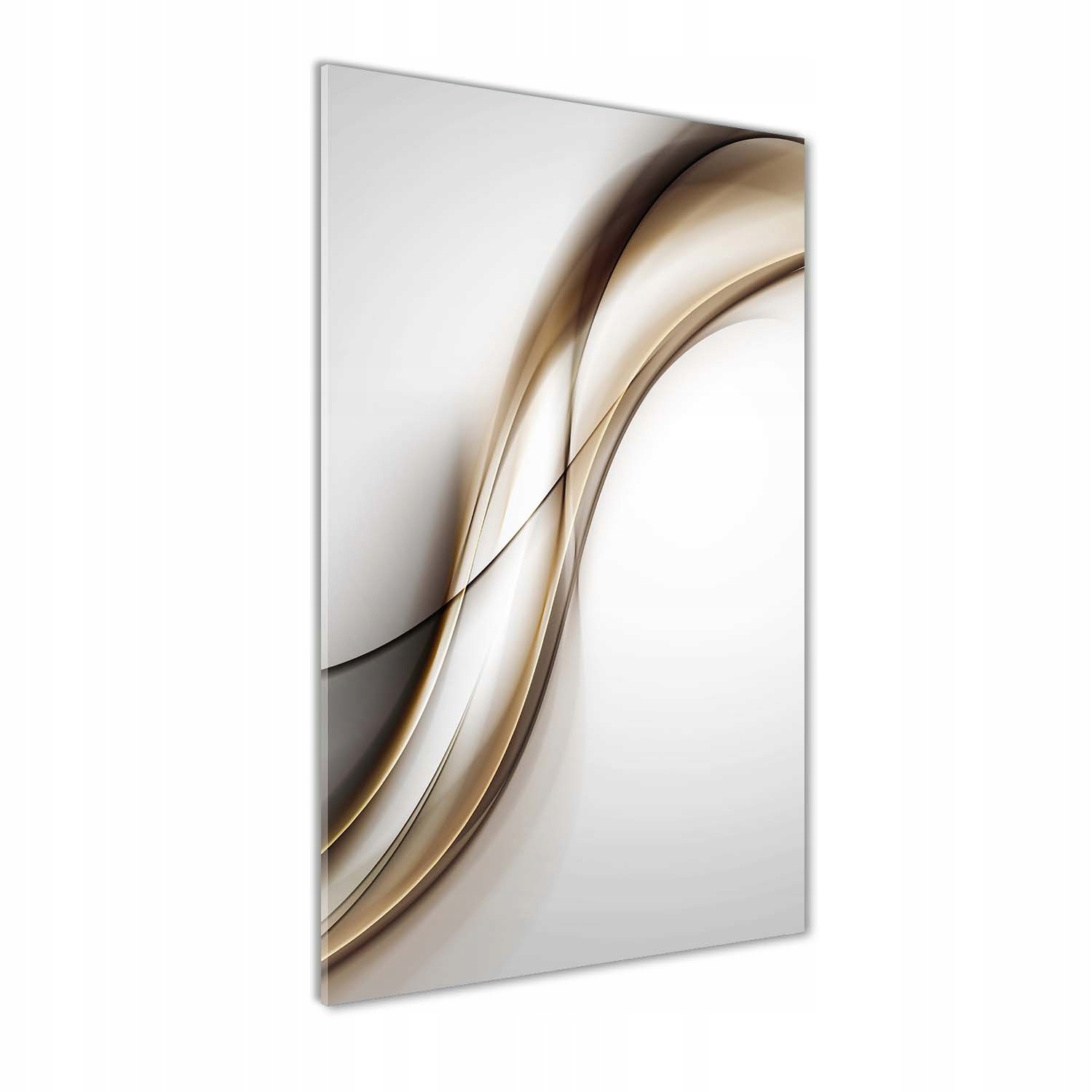 Fotoobraz tvrzené sklo Hnědá vlna 60x120 cm