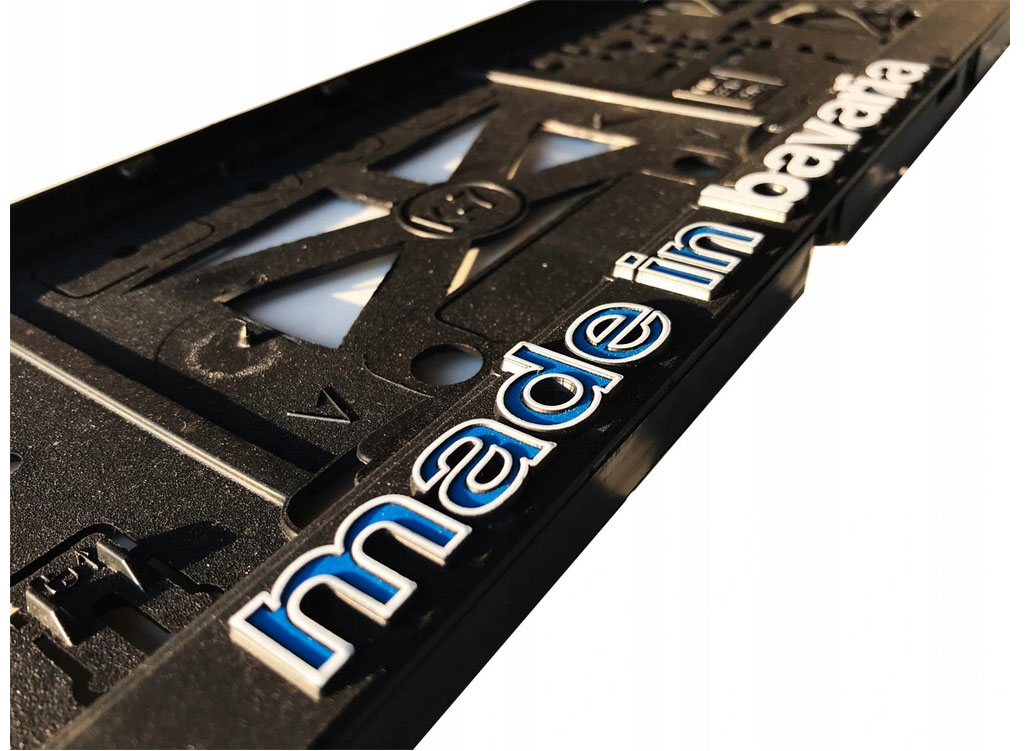 Ramka tablicy rejestracyjnej BMW made in bavaria