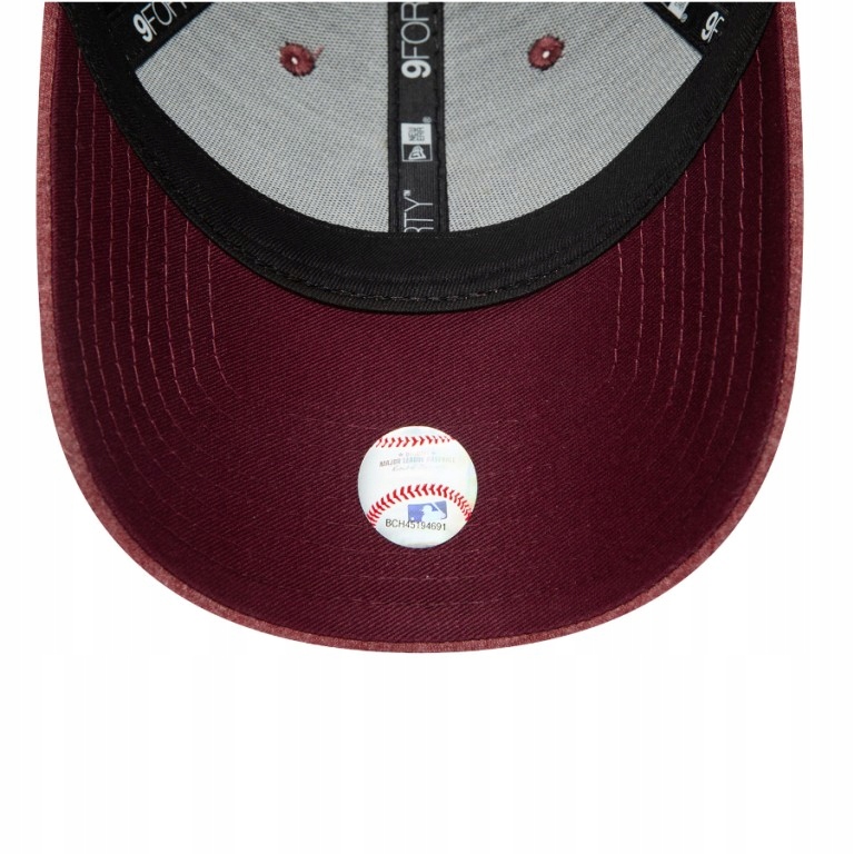 CZAPKA Z DASZKIEM NEW ERA ORYGINALNA HOLOGRAM Odcień bordowy