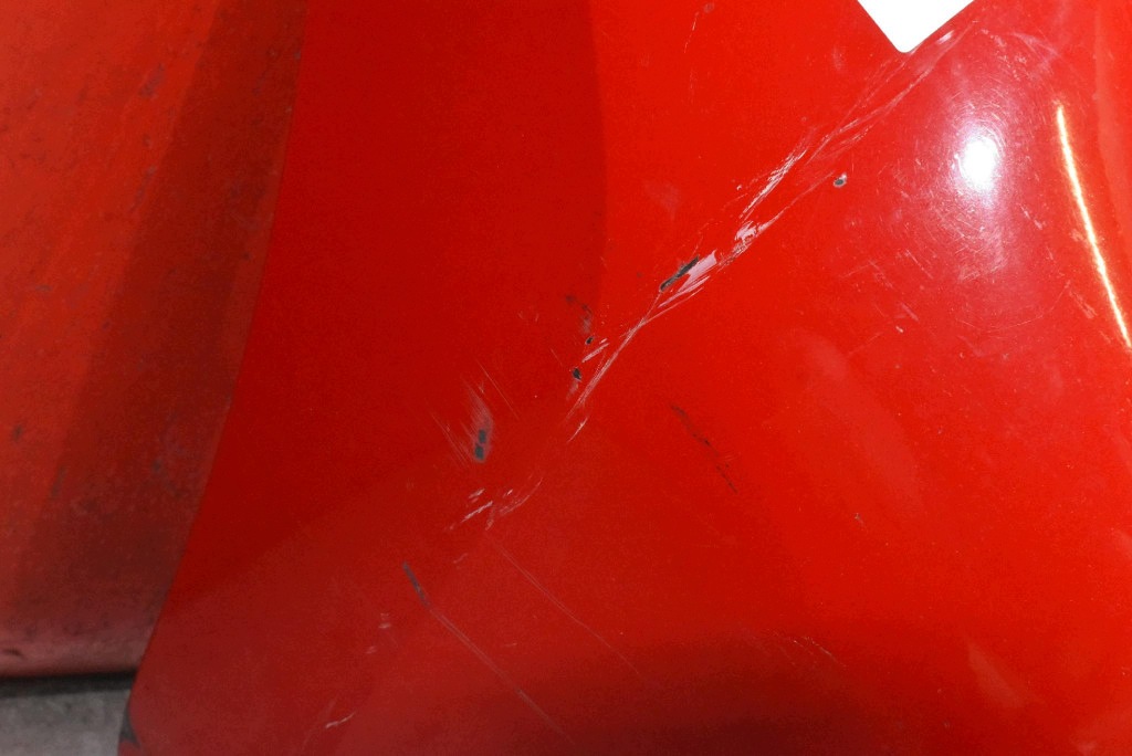 bumper front front red PEUGEOT 207 1 and 06-09