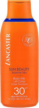 Lancaster Sun Beauty Body Milk Spf 30 voděodolný opalovací krém 175 Ml
