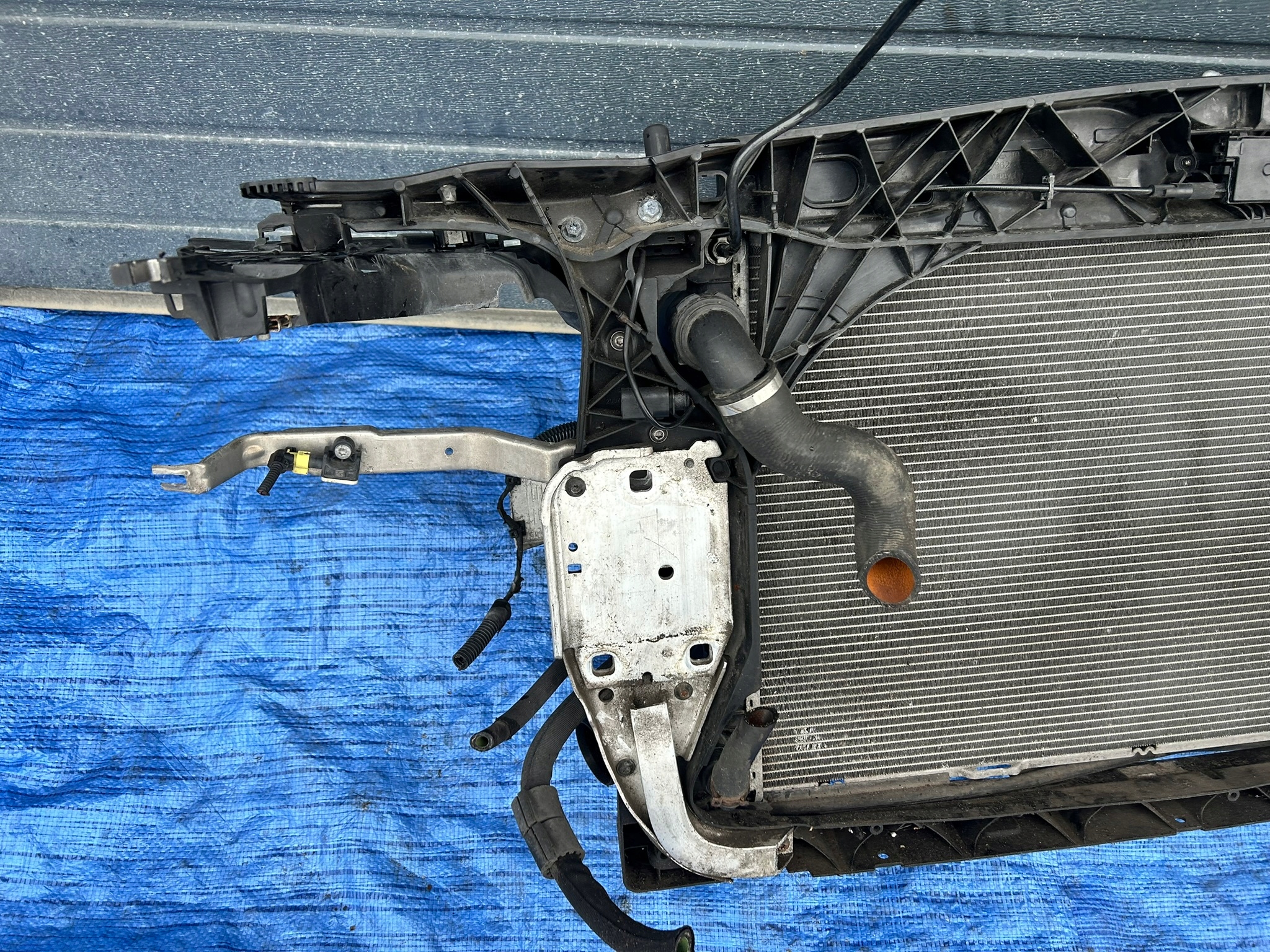 support panel for radiators radiator AUDI A7 4G 3.0 TDI