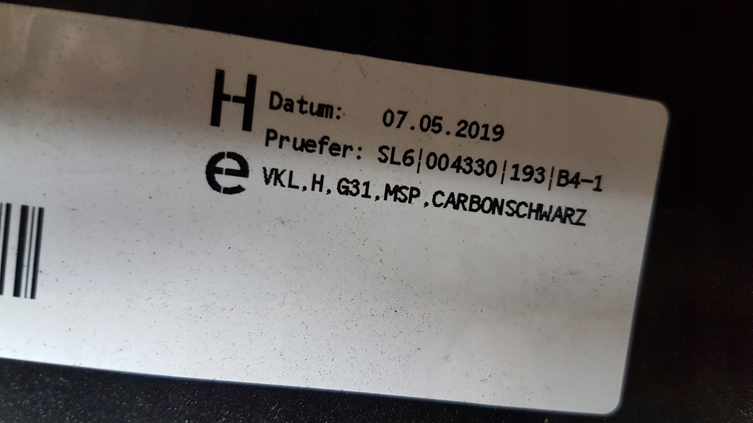 Paraurti posteriore BMW SERIA 5 G31 m-packet