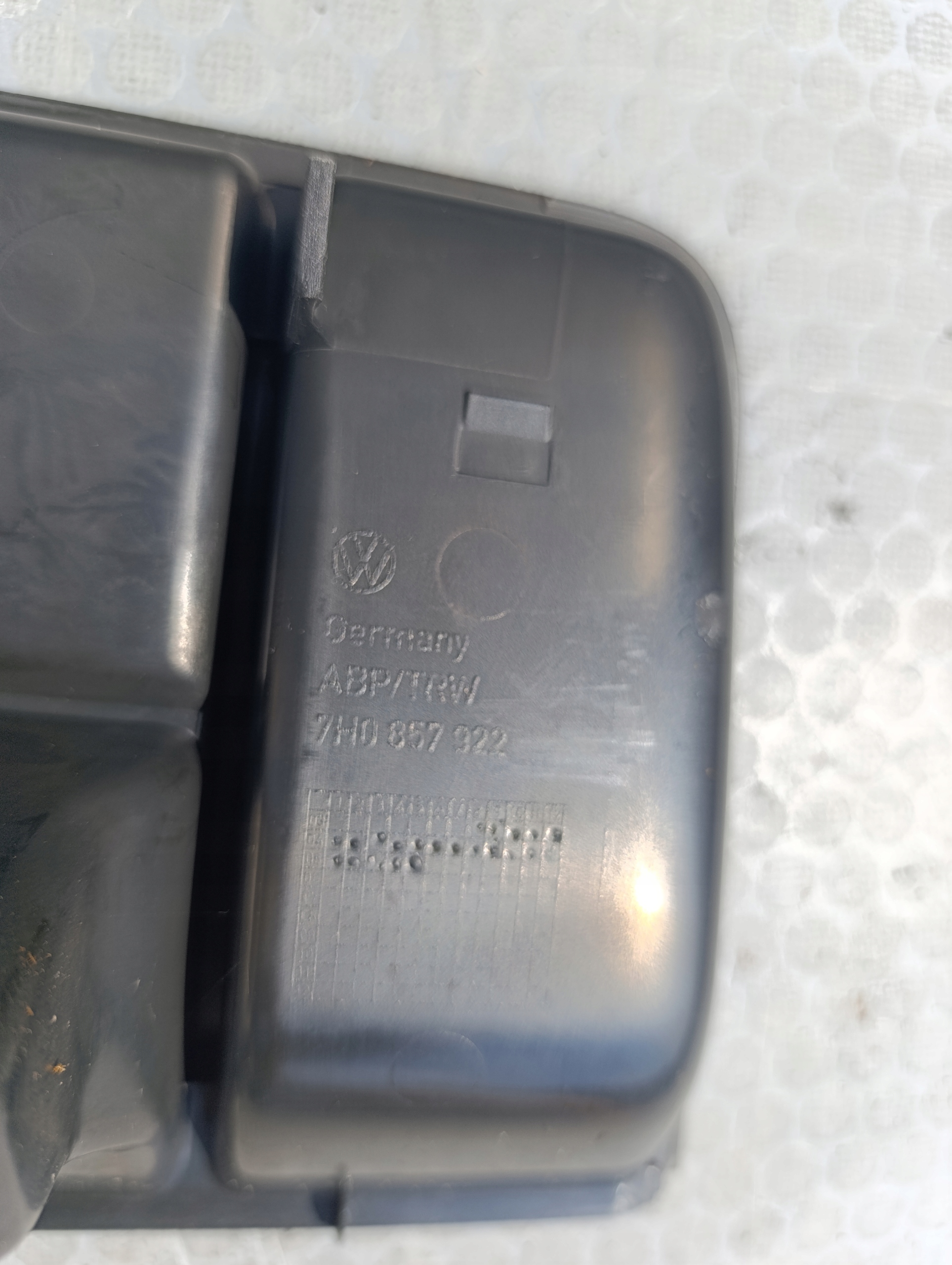 VW T5 plato passenger compartment upper consoles of the central