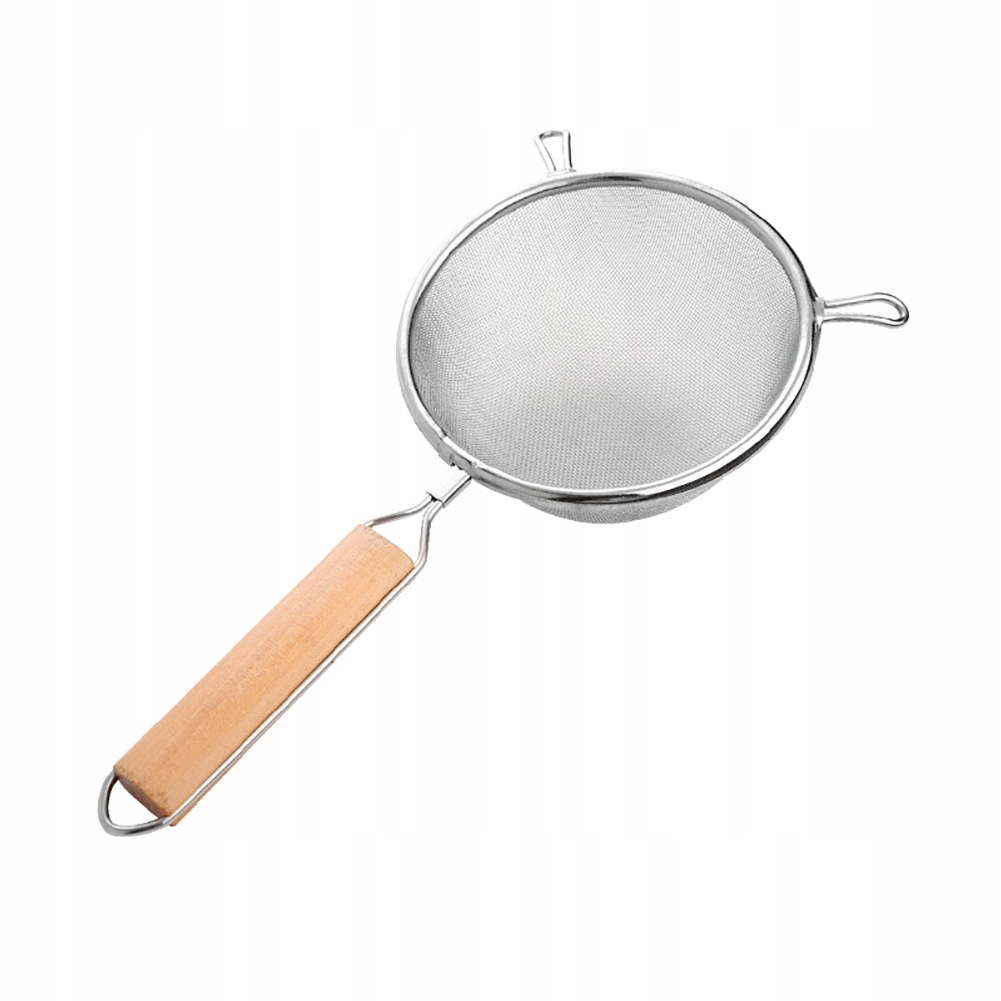 

Stalowe Sitko Kuchenne Z Drewnianą Rączką 12CM