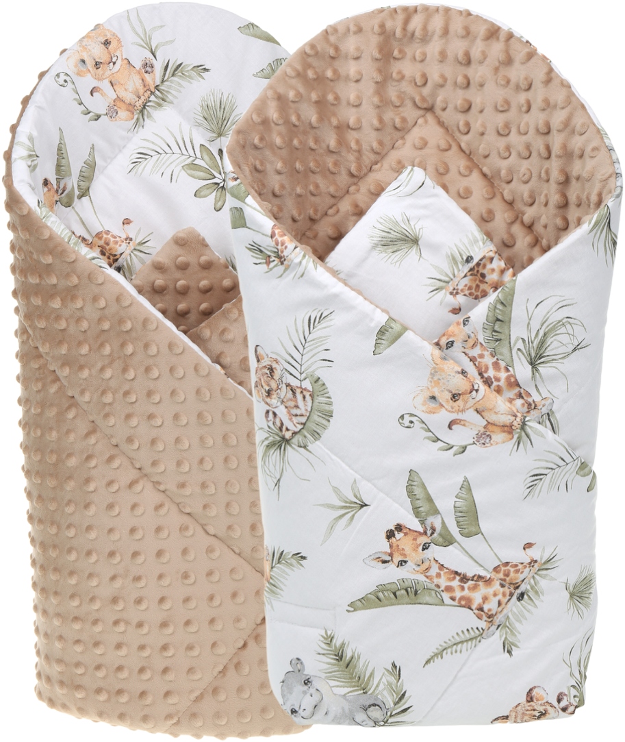 BABYMAM ROŻEK BECIK NIEMOWLĘCY OTULACZ MINKY 80x80