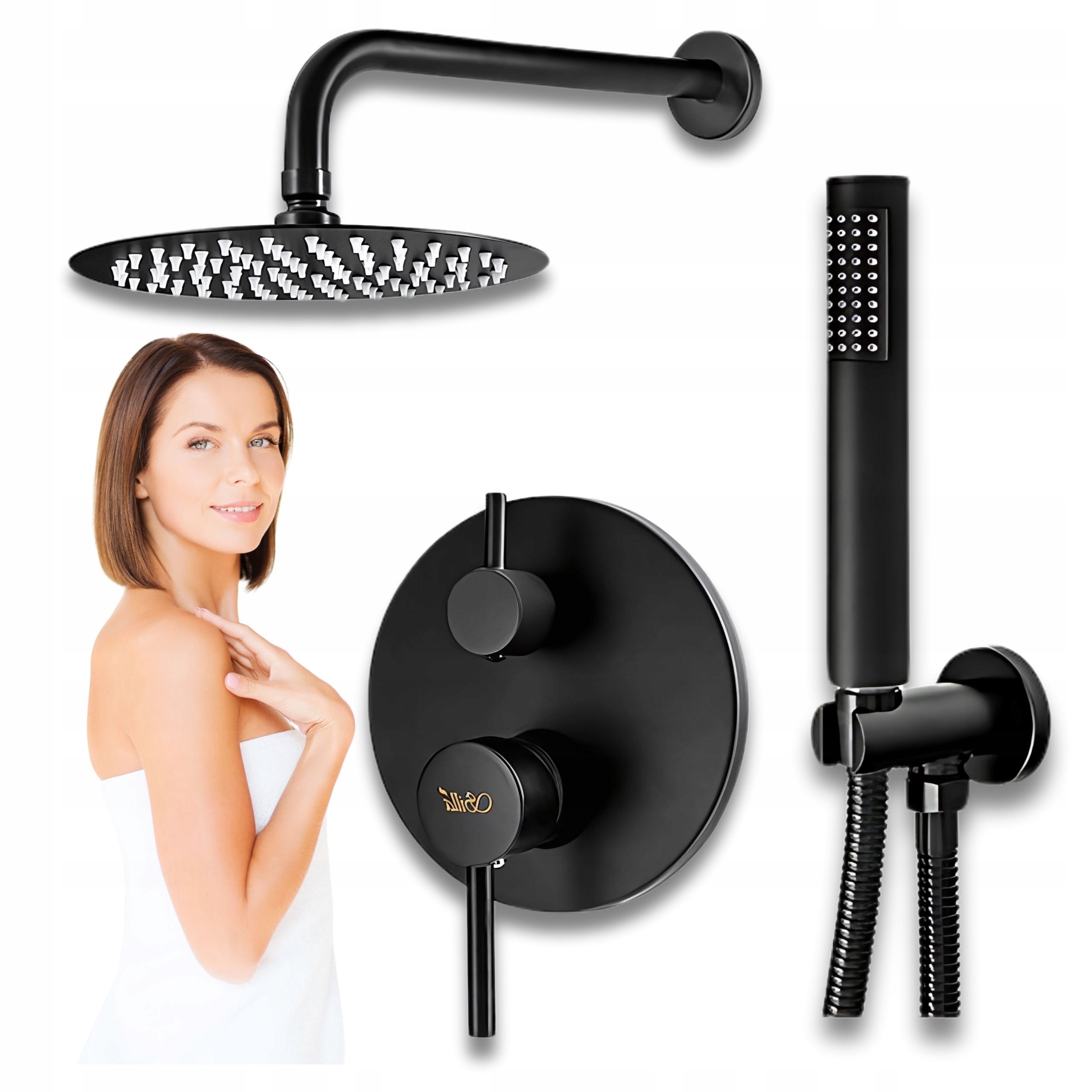 Sprchový Set Pod Omítku Carlo Černý Smartbox